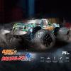 GoolRC Brushless RC Cars for Adults, 1:14 Scale Remote Control Car, 4WD 45KM/H Speed RC Truck, 2.4GHz All Terrains Off Road Monster Truck (Grey) view 2