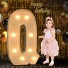 Mixifox Marquee Letters 3 Feet Tall, 3FT Large Light up Letters Q, Big Sign Q with Warm White Light for Birthday Wedding Proposal Engagement Graduation Party Backdrop Decorations view 1