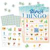 RLCNOT Beach Bingo Game, 24 Player Bingo Game for Teenagers, Summer Beach Party, Bridal Shower, Birthday Party, Hiking, Trip, Family Holiday, Reception Activity Supplies - 009 view 1