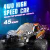 GoolRC Brushless RC Cars for Adults, 1:14 Scale Remote Control Car, 4WD 45KM/H Speed RC Truck, 2.4GHz All Terrains Off Road Monster Truck (Blue) view 3