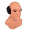 BaronHong Realistic Old Man Mask Latex Mask for Carnival Halloween Cosplay Party Costume Masquerade Props(G,M) view 3