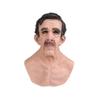 BaronHong Realistic Old Man Mask Latex Mask for Carnival Halloween Cosplay Party Costume Masquerade Props(B,M) view 1