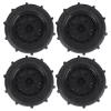 SPYMINNPOO 4 Pcs RC Beach Tires, 1:14 1:16 1:18 Universal Tires Rubber Good Grip Car Desert Wheels for RC Car Truck view 2
