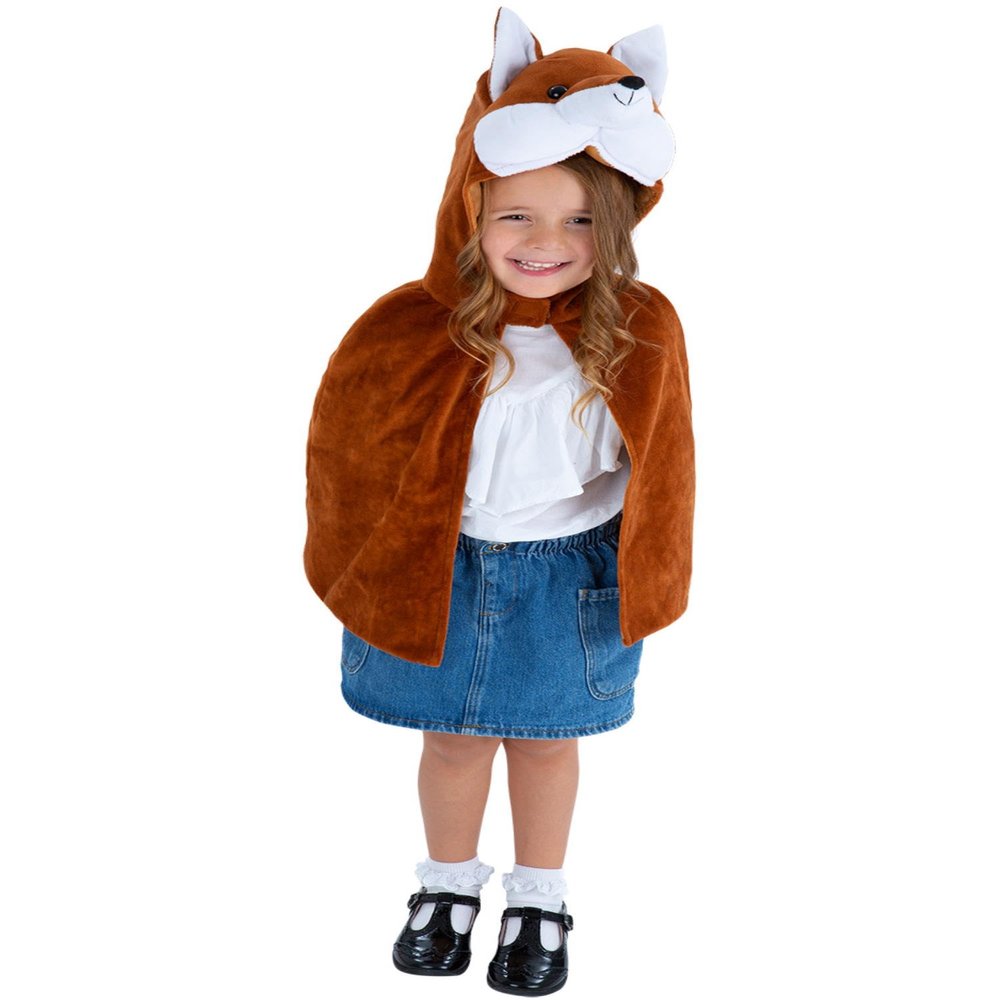 Deluxe Fox Plush Cape, Kids