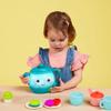 B. toys  Toy Tea Set  17 Pieces Playset  Sounds & Lights  Shape Sorting Desserts  18+ Months  Musical Tea Party view 2