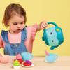 B. toys  Toy Tea Set  17 Pieces Playset  Sounds & Lights  Shape Sorting Desserts  18+ Months  Musical Tea Party view 3