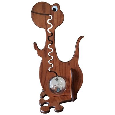 Furniture Barn USA Oak Big Belly Dinosaur Bank, Michael's Cherry Stain