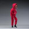 1/12 Scale Male Clothes,Men's Hoodie Pants Trousers Clothing for 6inch Male Action Figure Body Doll (Red) view 2