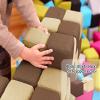 nets Tribe Magnetic Soft Building Blocks for Kids, Magnetic Blocks, Big Blocks, Educational Toys, Incredibly Fun Building Block for Children (Coffee Brown+Light Coffee Brown) view 4