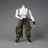 1/6 Scale Female Clothes,Female Combat Uniform Vest Overall Costume Outfit Clothes for 12inch PH TBL JO Action Figure Body (White&Green) view 1