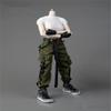 1/6 Scale Female Clothes,Female Combat Uniform Vest Overall Costume Outfit Clothes for 12inch PH TBL JO Action Figure Body (White&Green) view 3