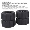 4Pcs RC Car Beach Tires,Universal Rubber Plastic RC Desert Wheels for 1/14 1/16 1/18 RC Car view 3