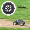 4Pcs RC Car Beach Tires,Universal Rubber Plastic RC Desert Wheels for 1/14 1/16 1/18 RC Car view 4