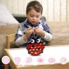 Sealive Wooden Lacing Toys for Toddlers - Fun Learning Activity for Preschoolers | Develop Fine Motor Skills | Durable Montessori Toy for Travel (Ladybug) view 2