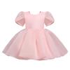 Bubble Dress Sleeve Toddler Girls Party Print Patchwork 28Y Clothes Kids Costume Princess Tulle Girls (Pink, 4-5 Years) view 1