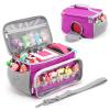 PISOSN Portable Carrying Case Compatible with Toniebox Starter Set and Tonies Figurines, Storage Musical Toy Carrying Bag for Toniebox 2 & Accessories (Purple) view 1