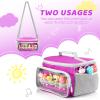 PISOSN Portable Carrying Case Compatible with Toniebox Starter Set and Tonies Figurines, Storage Musical Toy Carrying Bag for Toniebox 2 & Accessories (Purple) view 4