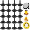 20Pcs Plastic Duck Holder Car, Rubber Duck Plug Ducks Display Fixed Mount Duck Holder, Self-Adhesive Duck Holder for Car, Gift for Car Lover, Black(Rubber Ducks Not Included) view 1