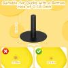 20Pcs Plastic Duck Holder Car, Rubber Duck Plug Ducks Display Fixed Mount Duck Holder, Self-Adhesive Duck Holder for Car, Gift for Car Lover, Black(Rubber Ducks Not Included) view 2