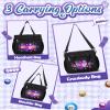 FOKDUVB Bingo Bag for Daubers Dabbers Dobbers Dotters Water Resistant Bingo Accessories Bag with Pockets for Adults Seniors (Black) view 3