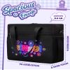FOKDUVB Bingo Bag for Daubers Dabbers Dobbers Dotters Water Resistant Bingo Accessories Bag with Pockets for Adults Seniors (Black) view 4