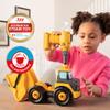Build-A-Buddy John Deere Dump Truck Toy - Buildable Dump Truck Take Apart Toys with Toy Drill - AA Batteries Included - STEM Building Toys - Yellow - Construction Toys for Kids Ages 18 Months and Up view 3