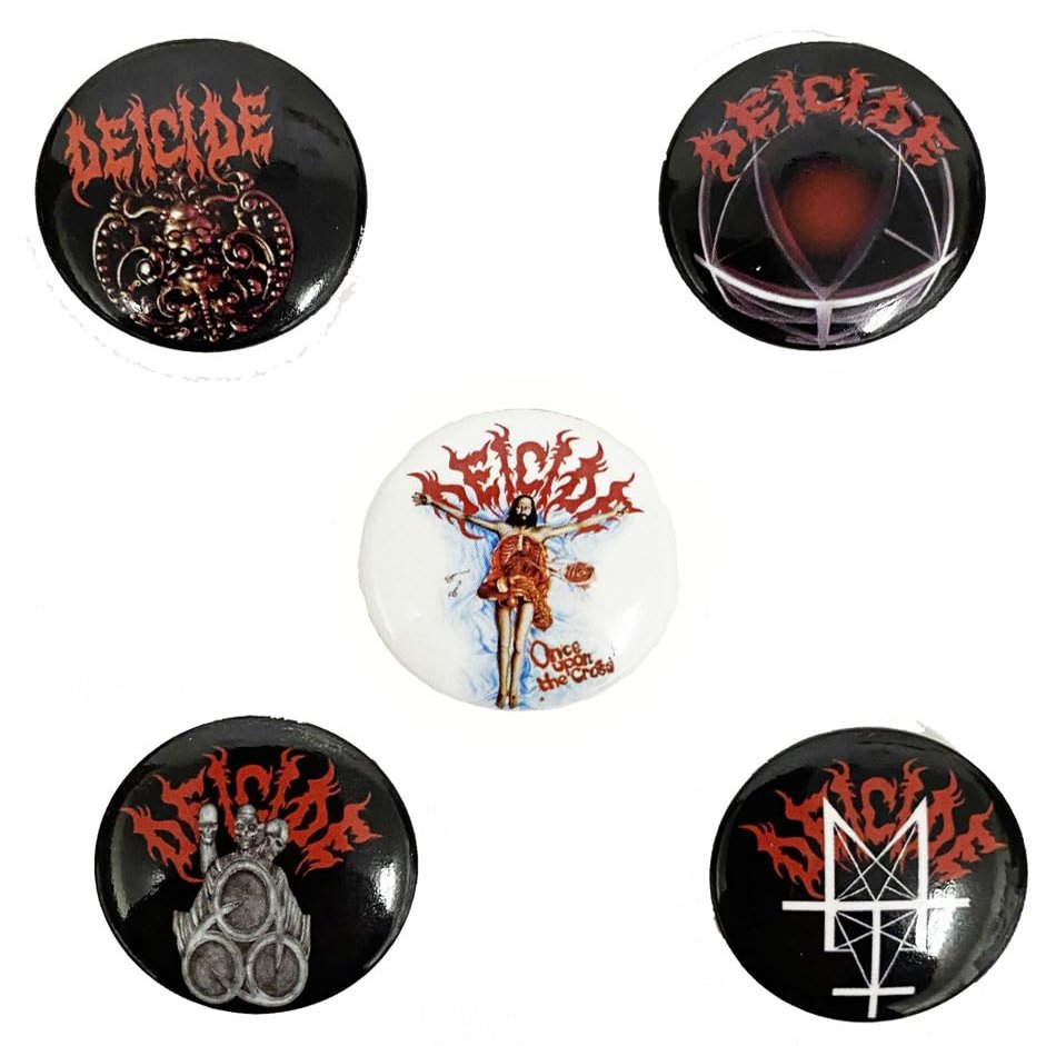 DEICIDE - 'Deicide' Badge Set, no-colour, no-size