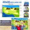 SKOLESK 204Pcs Animals Felt Busy Board Story Set with Storage Bag Preschool Large Wall Storyboard Forest Themed Early Learning Interactive Play Kit Wall Hanging Gift for Toddlers Kids 40 X 28 Inch view 2