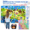 SKOLESK 204Pcs Animals Felt Busy Board Story Set with Storage Bag Preschool Large Wall Storyboard Forest Themed Early Learning Interactive Play Kit Wall Hanging Gift for Toddlers Kids 40 X 28 Inch view 3