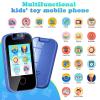 PTHTECHUS Kids Phone Toys for Girls Boys - Toddler Touchscreen MP3 Music Player with Dual Camera, Habit Tracker, Games, Alphabet, Educational Learning Toys Birthday Easter Gifts for 3-7 with SD Card view 2