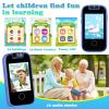 PTHTECHUS Kids Phone Toys for Girls Boys - Toddler Touchscreen MP3 Music Player with Dual Camera, Habit Tracker, Games, Alphabet, Educational Learning Toys Birthday Easter Gifts for 3-7 with SD Card view 4