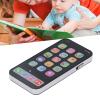 RiToEasysports Kids Phone Toy Music Light Function Cell Phone Toy Educational Learning Phone Toy Bed Blankets Learning Systems for Over 3 Years Old Blankets & Swaddling (English Black) view 3
