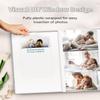 Artfeel Photo Album 4x6 with 300 Pockets,Slip-in Picture Albums,Linen Cover Memory Book with Front Window,White Page Vertical Photo Book for Wedding,Family,Anniversare,Baby,Vacation view 2