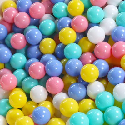 MODEREVE Ball Pit Balls 100 for Kids, 2.2" Plastic Balls for Ball Pit, Crush Proof & Non Toxic Soft Plastic Balls for Chidren Play Tent Playpen