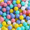 MODEREVE Ball Pit Balls 100 for Kids, 2.2" Plastic Balls for Ball Pit, Crush Proof & Non Toxic Soft Plastic Balls for Chidren Play Tent Playpen view 1