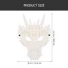 LUOZZY 3pcs Dragon Mask Chinese Dragons Cosplay Skull Cover White Animal Masks Dragon Cosplay Halloween Masquerade Party Costume Accessory view 2