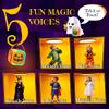 IROO Mini Karaoke Machine for Kids, Halloween Party Supplies & 2025 TOP Toy Gifts Ideas for Girls Boys Ages 4-12, Portable MP3 Player with 2 Wireless Mics for Birthday Christmas Singing GamesPumpkin view 4