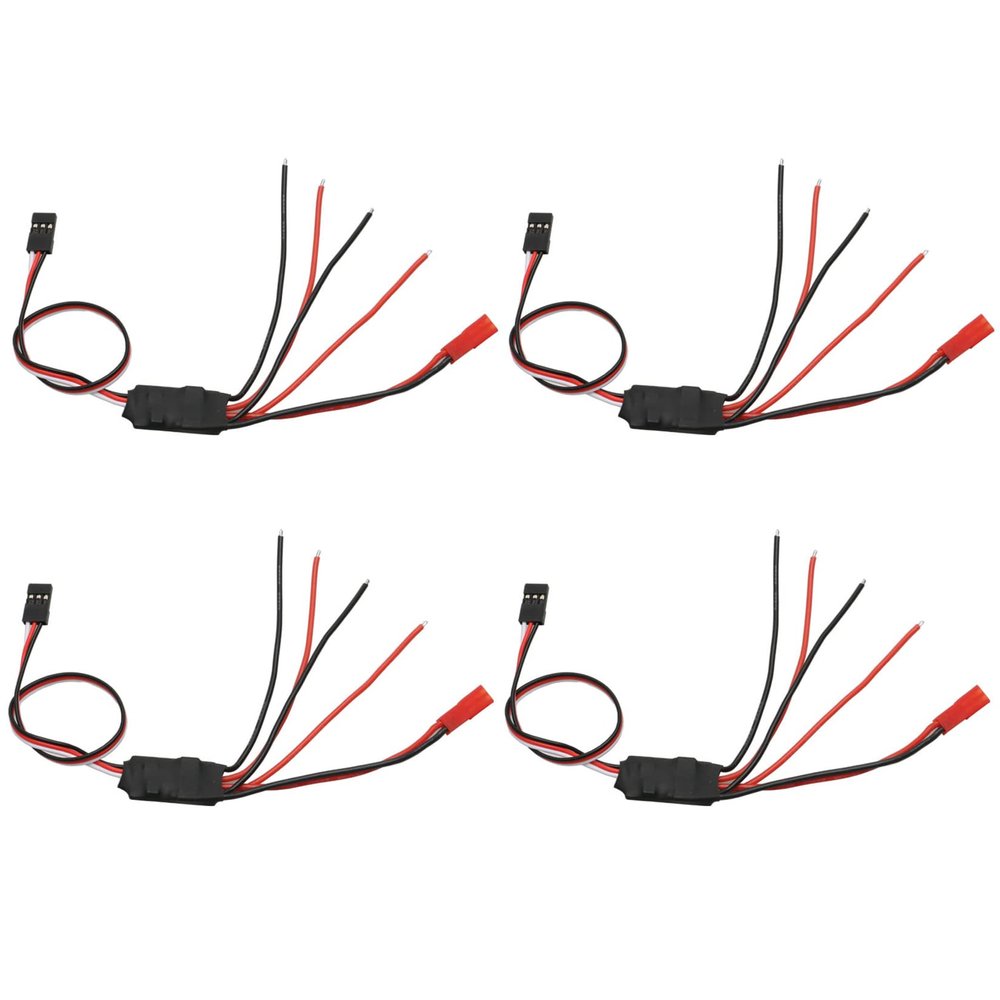 6-30V 10A 2 Channels LED Light Remote Control Electronic Switch Power Supply ON Off Controller Module for RC Model Car Boat Airplane Drone (4PCS)
