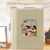 Artfeel Photo Album 4x6 with 300 Pockets,Slip-in Picture Albums,Linen Cover Memory Book with Front Window,White Page Vertical Photo Book for Wedding,Family,Anniversare,Baby,Vacation view 3
