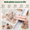 Artfeel Photo Album 4x6 with 100 Pockets,Slip-in Picture Albums,Linen Cover Memory Book with Front Window,White Page Vertical Photo Book for Wedding,Family,Anniversare,Baby,Vacation view 4