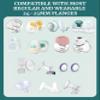 Flange Inserts for Breast Pumps - Silicone - Convert 24mm to 13mm - Pump Parts Replacement - Compatible with Spectra, Medela, Willow, Momcozy, Baby Buddha, MayMom view 4