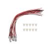 Demasiado 10sets 2/3/4/5/6/7/8/9/10 PIN PITCH Male Female Plug Connection JST XH2.54 XH 2.5 4mm 15cm Wire length 2 4AWG Wire cable connector (Color : 10Set 6Pin) view 4