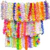 200pcs Hawaiian Leis for Beach Party Decors , Luau Birthday Party Decorations, Hawaiian Necklace Silk Flower leis for Luau Beach Birthday Party Decorations and Party Supplies view 1