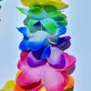 200pcs Hawaiian Leis for Beach Party Decors , Luau Birthday Party Decorations, Hawaiian Necklace Silk Flower leis for Luau Beach Birthday Party Decorations and Party Supplies view 2