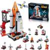 WEMEMORN Space Exploration Shuttle Rocket Toys for 6 7 8 9 10 11 12 Year Old Boys Kids, 12-in-1 STEM Aerospace Building Blocks Kit Toys, Ideal Birthday for Aged 6-12 Year Old Boys (566Pieces) view 1