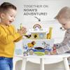 bpmfkid Noah's Ark Wooden Toy Set, Educational Wooden Animal Toys for Toddlers, Montessori Shape Sorter Educational Toys, Bible Story Engagement & Perfect Baptism, Christening Gift for 2-4 Y view 2