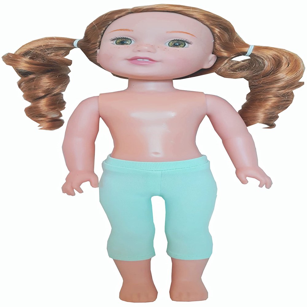 Mint Green Capri's Leggings for 14.5 inch Dolls Such as Wellie Wisher