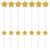 144pcs Glitter Star Cupcake Toppers Glitter Decorations for Birthday Wedding Shower and Party and Picks for Festive Cake Embellishments view 1