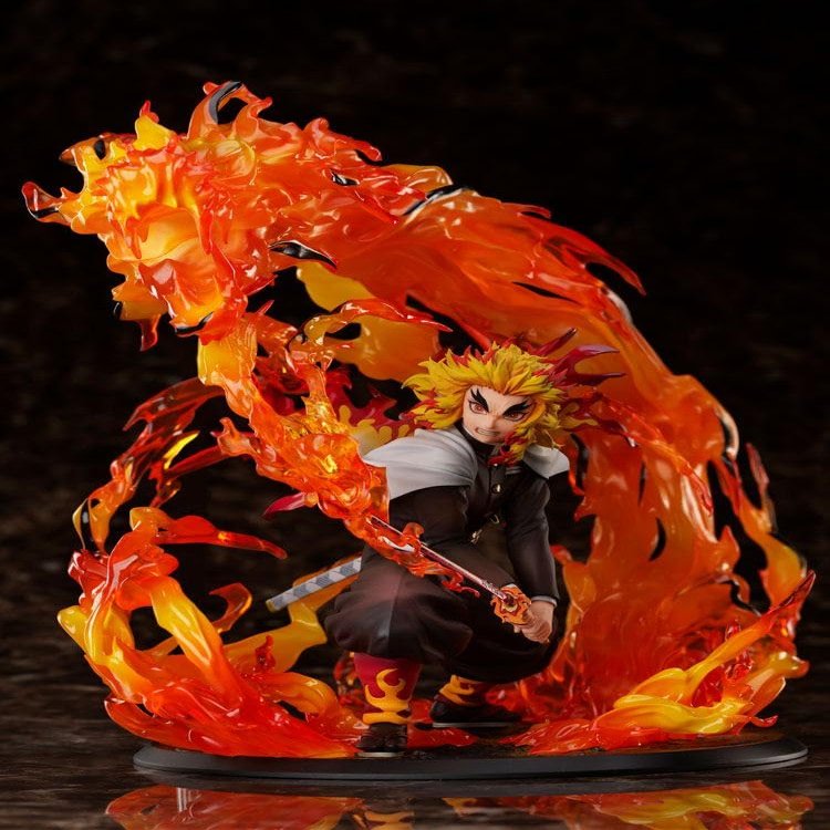 Aniplex Demon Slayer: Kimetsu no Yaiba Kyojuro Rengoku Flame Breathing Esoteric Art Ninth Form: Rengoku 1/8 Scale Figure