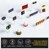 56 Pcs Traffic Signs and 2 Traffic Light Models for Kids, Assorted Color Plastic Road Signs Playset, Educational Toy for Learning Road Safety, Perfect for Home view 3